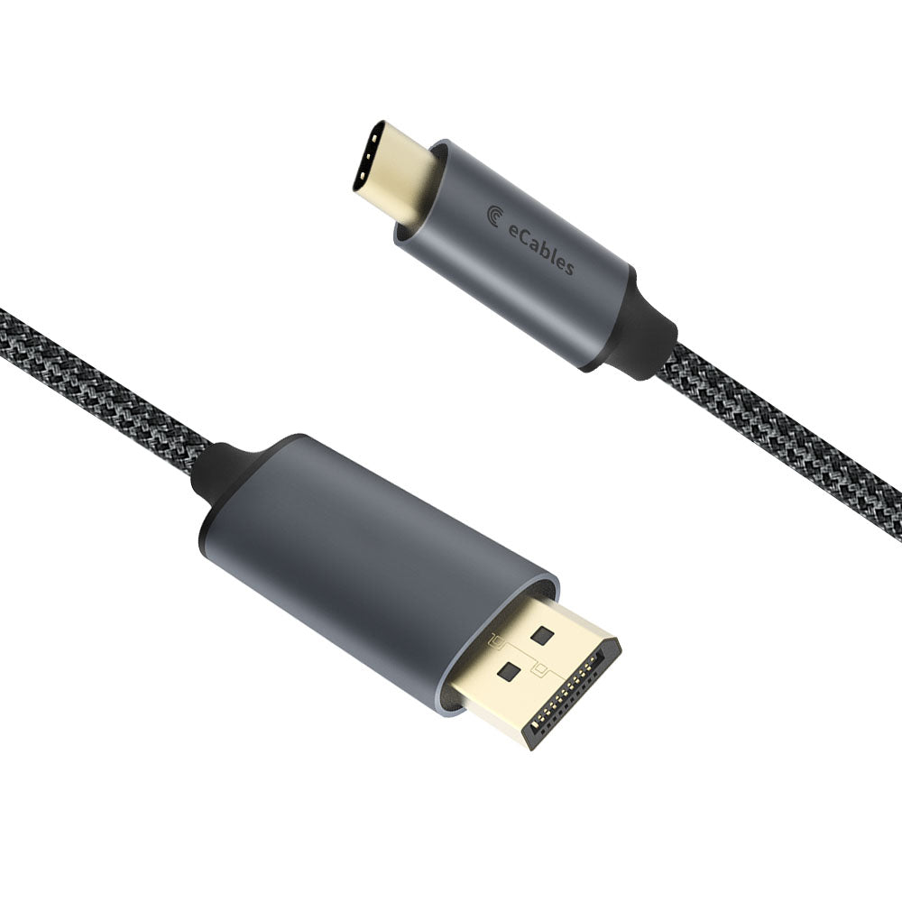 USB-C to Displayport 4K@60HZ Display Cable, 6 Ft. Gold Plated