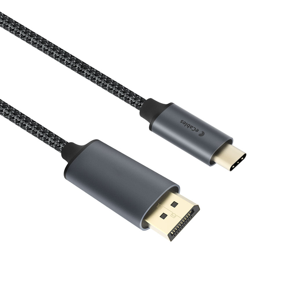 USB-C to Displayport 4K@60HZ Display Cable, 6 Ft. Gold Plated