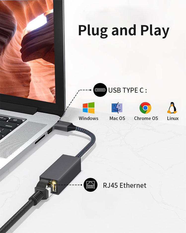 USB-C to 3.5MM Audio Jack Headphone Adapter, Hifi DAC – eCables